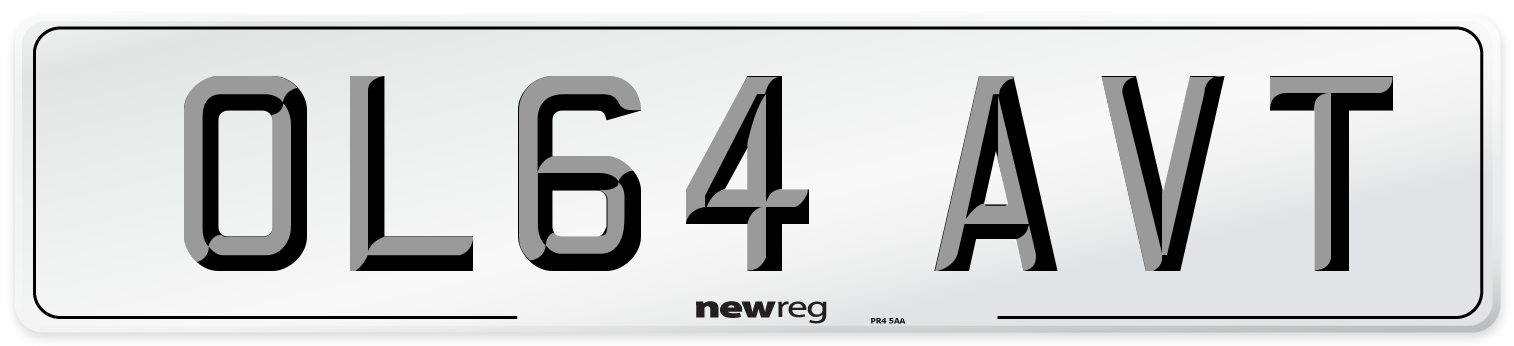 OL64 AVT Number Plate from New Reg